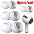 Replacement Eartips For AirPods Pro 1st 2nd generation 1-4Pair Ear Tips Buds Silicone Rubber Eartips Earbuds Cap Gel Accessories. 