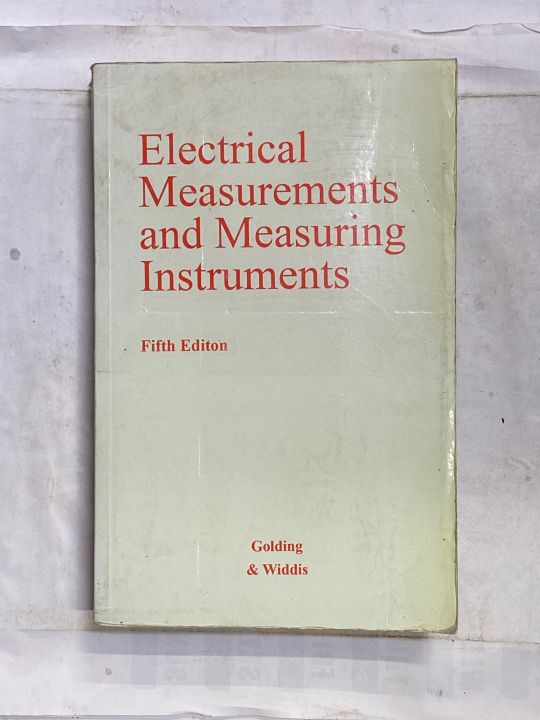 ELECTRICAL MEASUREMENTS AND MEASURING INSTRUMENTS 5th EDITION BY ...
