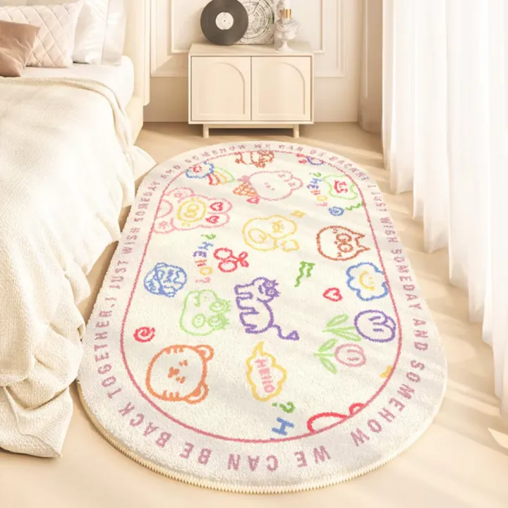 VIKAMA%20Beautiful%20Garden%20Cute%20Rabbit%20Carpet%20Bedroom%20Bedside%20Blanket%20Soft%20Floor%20Mat%20Rug%20Live%20Room%20Doormat%20Welcome%20Mat%20Home%20Decorat%20-%20Image%204