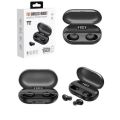 T2 Tws Wireless Earbuds,Perfect for listening music on the go with powerbank,Provides a comfortable fit in the ear,it also enhances noise isolation,Attend your calls with dual master control offering playtime upto 5 hours,stereo touch control,waterproof.. 