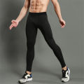 Compression pants men tight leggings thin elastic bottom Sports solid color underpants Fitness Soft Trousers. 
