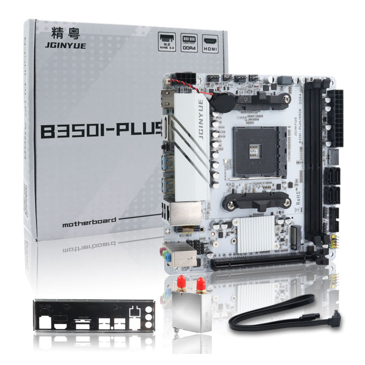 JGINYUE%20AMD%20AM4%20ITX%20Motherboard%20Supports%20Ryzen%20R3%20R5%20R7%20R9%201/2/3/4/5%20Series%20CPU%20DDR4%20RAM%20Desktop%20PC%20PCI-E%203.0%20B350i%20PLUS%20ARGB%20-%20Image%206