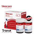 Sinocare Safe AQ 50 Pcs Test Strip with Long Expiry Time Smart Blood Glucose / Sugar Test Strip Diabetes Test Strip for Blood Glucose Monitoring System by TRONZZ.com. 