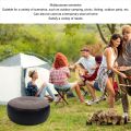Inflatable Flocking Stool Multipurpose Lightweight Portable Ergonomic Design Round Portable Inflatable Stool for Travel Camping.