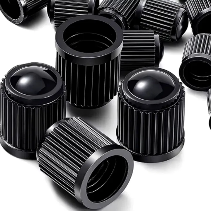 Tire Stem Valve Caps with Ring Universal Stem Covers rucks Airtight ...