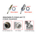 14mm 16mm With Magnetic Thin Wall Universal Joint Spark Plug Socket 12 Angle Flexible Socket Wrench Car Repair Tool. 