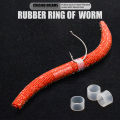 9KM 200~210Pcs Wacky Worm O'Rings for Wacky Rigging Senkos Soft Plastic Worms Stickbaits, Silicone Bait Saver O-Rings. 