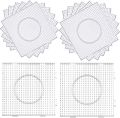 4PCS 5mm Fuse Beads Boards, Large Clear Pegboards Kits, with  Roning Paper, Perler Hama Beads Template Tool Diy Toy. 