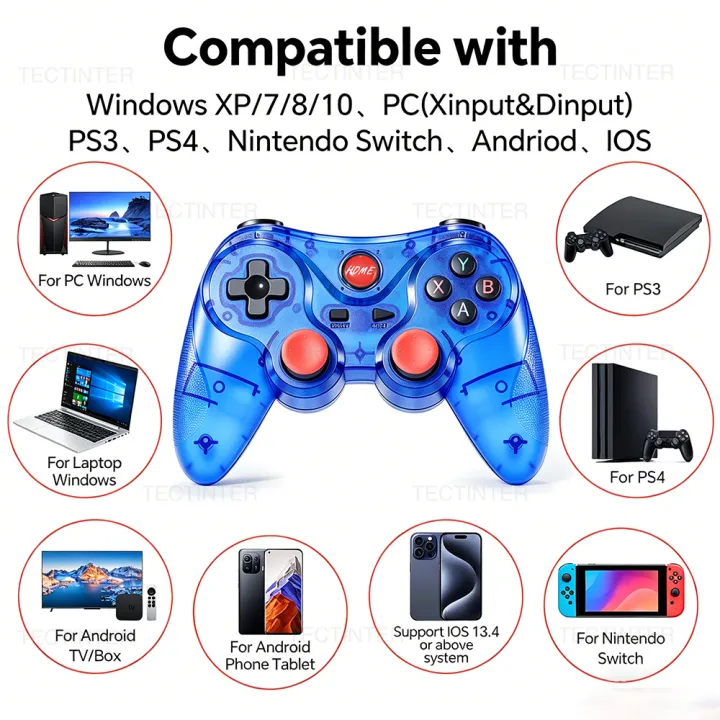 Wireless%20Bluetooth-Compatible%20Controller%20for%20PS4/PS3/Switch%201/Switch%202%20Console%20Gamepad%20for%20Android/IOS%20PC%20Joystick%20Accessories%20-%20Image%202