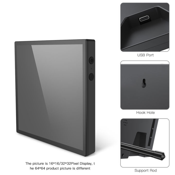 USB%20Powered%20Bluetooth%20Control%20LED%20Panel%20Light%20Text%20Pattern%20Animation%20Programmable%20Display%20Desk%20Decor%20Smart%20LED%20Pixel%20Screen%20Lamp%20-%20Image%206