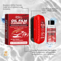 Car Glass Oil Film Remover Powerful Windshield Cleaner Sponge Cleaning Brush Water Spots Stain Removal Auto Detailing Clean Tool. 