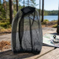 Mosquito Head Net Outdoor Camping Fishing 70D Nylon Lightweight Breathable Travel Hiking Gear.