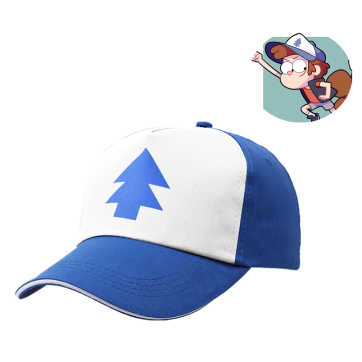Cartoon Pines Hats Gravity Falls Dipper Baseball Caps Cosplay Accessories Hat Canvas Adjustable Boys Cotton Pine Cap