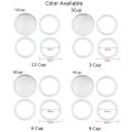 1 Set, 3pcs Silicone Gaskets and 1pc Aluminum Filter Moka Pot Coffee Bottle Replacement Compatible with 3/6/9/12 Cup Moka Expres. 