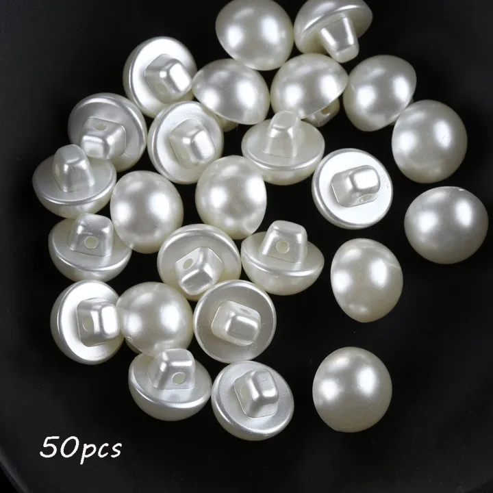 50PCS%2010mm%20Round%20Sewing%20Pearl%20Buttons%20mushroom%20buttons%20for%20Clothing%20Dress%20Accessories%20Scrapbooking%20Garment%20Decorative%20DIY%20Crafts%20-%20Image%206