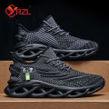 YRZL Men Sports Running Black Jogging Shoes Casual Sneakers Outdoor Breathable Mesh Women Light Shock-absorption Sneakers Men. 