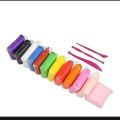 Amazing Foam Clay Modeling Clay Dough _pack of 12 with plastic tools. 