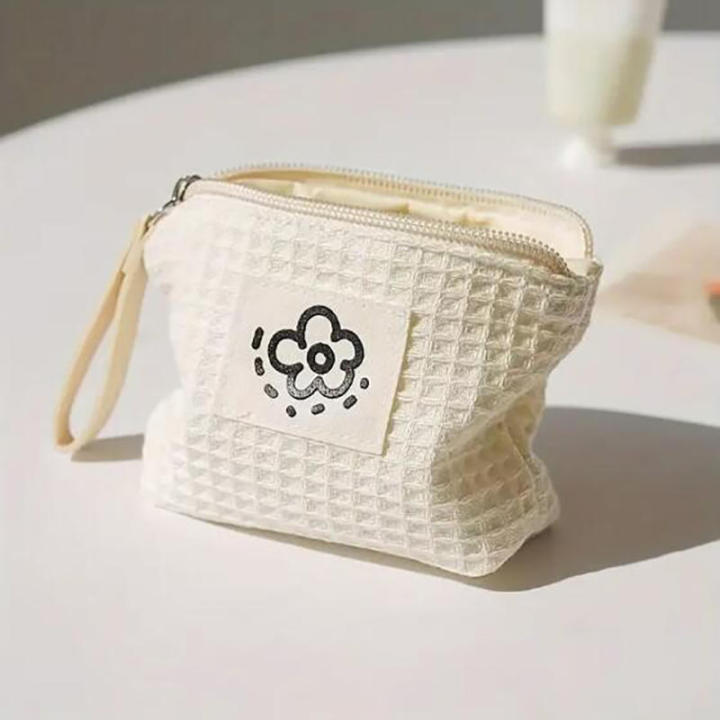 Women's%20Small%20Matcha%20Green%20Makeup%20Bag%20Portable%20Coin%20Purse%20Commuter%20Lipstick%20Headphones%20Storage%20Bag%20Double%20Canvas%20Chain%20Key%20Case%20-%20Image%207