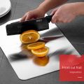 Stainless Steel Chopping Board Thickened Antibacterial and Mildew-proof Cutting Board Kitchen Accessories Double Sided. 