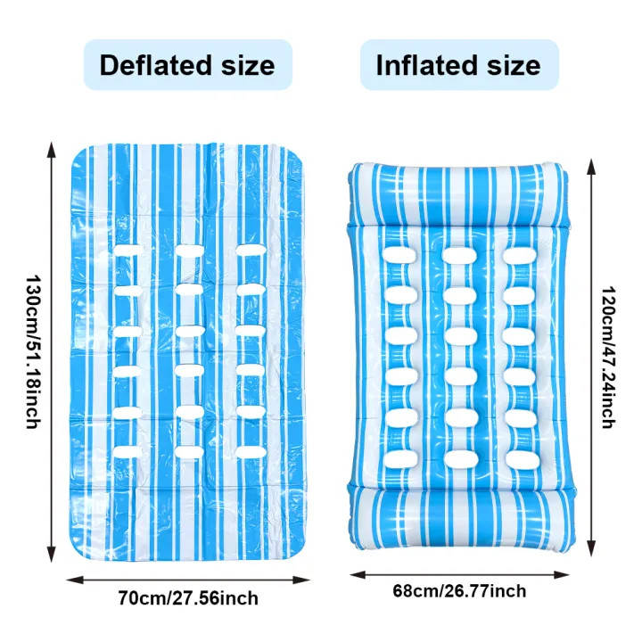 1%20PC%20Inflatable%20Hole%20Floating%20Raft%20Portable%20Floating%20Bed%20Suitable%20for%20Summer%20Beach%20Swimming%20Pool%20Water%20Entertainment%20-%20Image%205