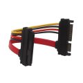 ​​SAS to SATA Cable SFF-8482 29Pin to 22Pin HDD Raid Extension with 15Pin SATA Power Port for Hard Disk Drive​. 