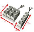 4/9-button Keyboard Keychain Shaft Tester Fidget Toy with Sound Effects Compact Size Easy Portability Comfortable Touch. 