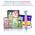 Cute Touch Screen Pen Stylus Silicon Writing Drawing Handwriting Touch Screen Pen for Kids Compatible with Tablet Phone for iPad. 