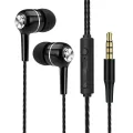 3.5mm Wired Earphone In Ear Headset HIFI Heavy Bass Earbuds Monitor Sports Headset Stereo Music Gaming Headphone with Microphone. 