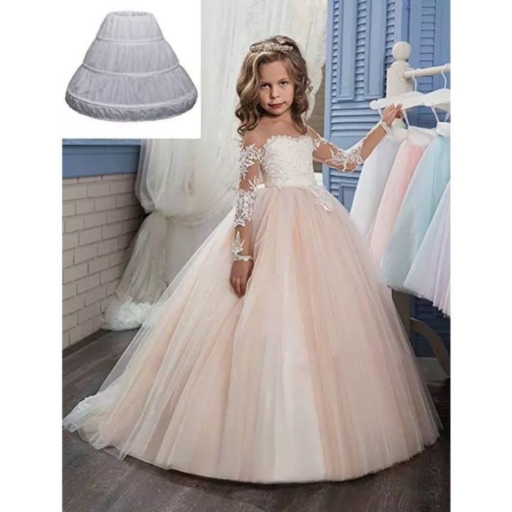 Fashion%20White%20Lace%20Children%20Skirt%20Petticoat%203%20Hoops%20Adjustable%20Princess%20Skirt%20Tutu%20Skirt%20Steel%20Ring%20Crinoline%20Skirt%20Kids%20Girls%20-%20Image%202