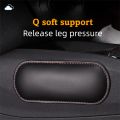 Comfortable Suede Car Pillow Car Knee Pad Auto Cushion Elastic Memory Foam Leg Pad Headrest In The Car Interior Accessories. 