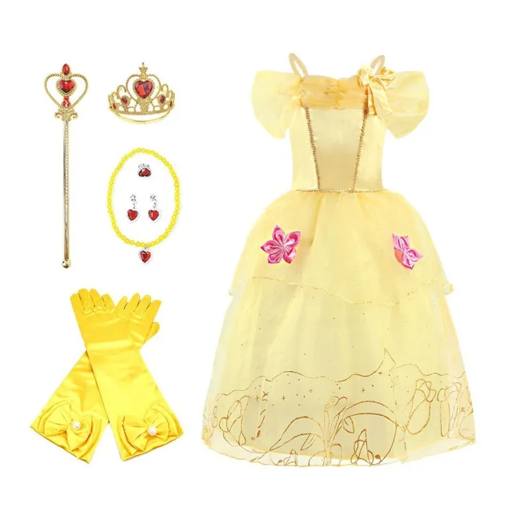 Rapunzel%20Dress%20for%20Girls%20Cinderella%20Belle%20Dress%20Up%20Fantasy%20Children%20Birthday%20Party%20Princess%20Costume%20Kids%20Halloween%20Clothes%20-%20Image%206