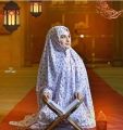 Irani Unstitched Lawn Fabric without Sleeves Namaz Chadar for Women - 2.5 Yard. 