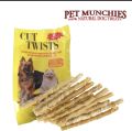 Dog Cut Twists Treats (250g) 100% Natural Munchies. 