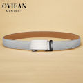 Men Belts Automatic Buckle Belt PU Leather High Quality For Men Leather Strap Casual For Jeans. 