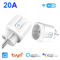 Tuya Smart Socket EU 20A Wifi Smart Plug Without Power Monitoring Smart Life APP Remote Control Support  Assistant Alexa. 