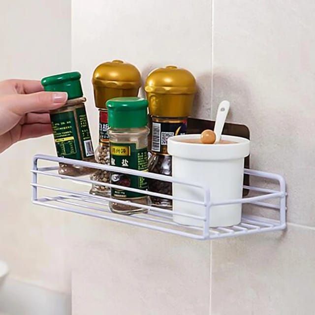 Organizer basket bathroom & kitchen Rack,Wall Mounted Kitchen Organizer, Kitchen Bathroom Accessories,Bathroom Organizer & Shelf