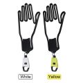 Golf Glove Holder Rack Portable Plastic Gloves Hanger with Key Chain Golf Gloves Supports Gloves Display Stand Golf Accessories. 