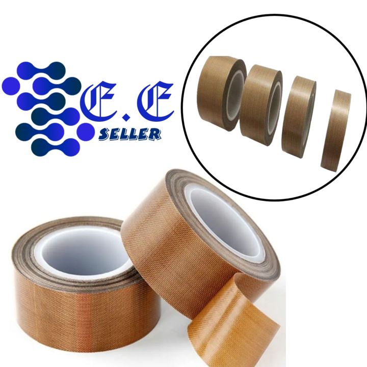 PTFE%20TEFLON%20TAPE%20ADHESIVE%20,%20HEAT%20RESISTANCE%20TAPE%20,%2013mm%20,%2019mm%20,%2025mm%20,%2050mm%20.%20Glass%20cloth%20backing%20tape%20-%20Image%202