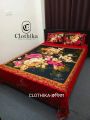 Premium Quality Panel Bedsheet king size(8feet×7.5feet) with 2 cover & 1 side pillow cover for home decoration. 