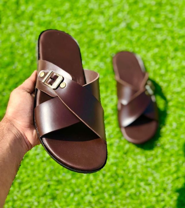 Slippers%20for%20boys%20,%20Men%20Slidders%20,%20Washable%20best%20quality%20Leather%20Chappal.%20%7C%20-%20Image%202