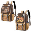 Kawaii Capybara Stylish Khaki Kid Backpack School Bag Casual Daypack Teens Boy Girl Shoulder Bag Children Schoolbag Backpack .