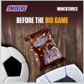 Snickers Miniature Chocolate 150 Gm ( Pack of 1/2). 