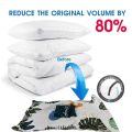 Space Saver Vacuum Sealer Storage Bags For Comforters and Blankets Clothes Home Packing Organizer. 