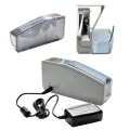 Mini Handy Money Counter Portable Cash Count Money Currency Counter Counting Machine Support All Bill with Leather Bag EU Plug. 