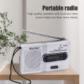 BC-R21 Mini Radio AM FM Battery Operated Portable Radio Best Reception Longest Lasting For Running Walking Home Soundbox. 