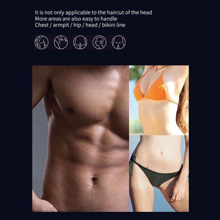Kemei%20KM-1838%20Bikini%20Line%20Men's%20Full%20Body%20Washable%20Hair%20Removal%20Machine%20Rechargeable%20Electric%20Shaver%20Secret%20Trimmer%20With%20Light%20-%20Image%204