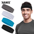 AOLIKES Sports Headband,Cotton Sweat Head Bands,Moisture Wicking Athletic Terry Cloth Sweat Band for Tennis,Basketball,Football. 