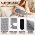 Eu Plus Standard Electric Heating Blanket Multi-Functional Warming Blanket Protects Waist Shoulders Neck Winter Warmth Item.