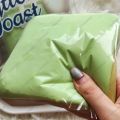 Sticky Toast Squishy Slow Rising Marshmallow Mint Chocolate Bread Soft Tender Squeeze Toy Stress Relief Hand Relaxing Toy. 