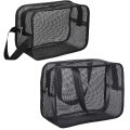 Mesh Shower Caddy Tote Bag Cosmetic Storage Bag Multifunctional Shower Bag Large Capacity Portable Toiletry Organizer.
